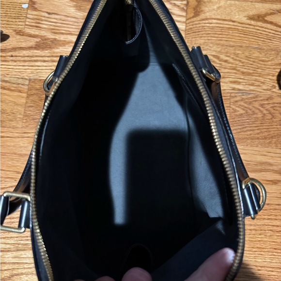 Louis Vuitton Epi Alma PM • Black Leather Satchel • Authentic Designer Bag - Picture 4 of 12
